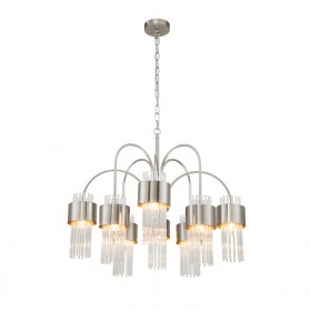 Подвесной светильник  Escada 656/8PL E14*40W Satin nickel