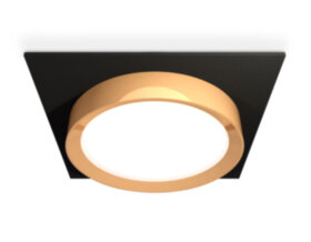 Светильник точечный  GX53 1*12Вт 23001 BK+GD