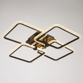 Люстра с ПДУ 71105/4BK LED 160Вт 3000-6000К диммер черный   5108273