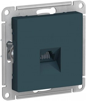 Механизм розетки RJ45 изумруд AtlasDesign