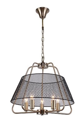 Подвесной светильник  Escada 585/5 E14*40W Antique brass