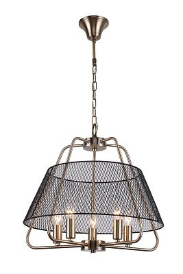 Подвесной светильник  Escada 585/5 E14*40W Antique brass