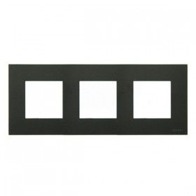Abb NIE Рамка 3-постовая, серия Zenit, цвет антрацит