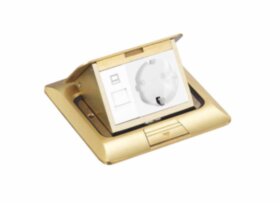 Выдвижной блок 3 мод. латунь (с уст. набором)