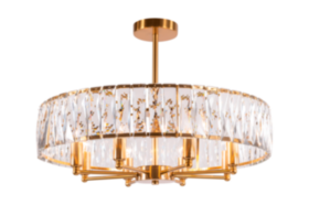 2432R/8A CHR+CL (1) Люстра NW