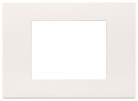 Накладка на 3 модуля, белая