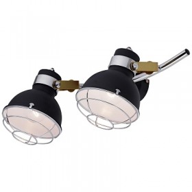 Настенный светильник  Escada 1135/2A E14*40W Black/Chrome