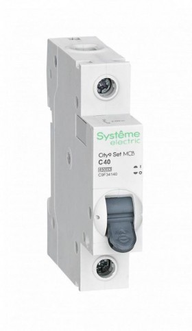 Выключатель автоматический модульный 1п C 40А 4.5кА City9 Set 230В SE C9F34140