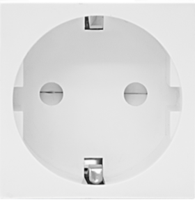 Механизм 2К+З нем.ст., в/заж., с з/ш, бел. (45х45мм), серия (тип) DF6