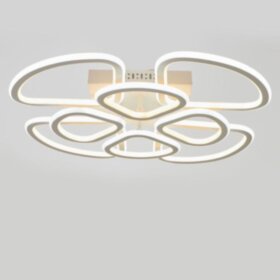 Люстра с ПДУ 71189/8 LED 216Вт диммер 3000-6000К белый 67х67х12,5 см   4934973