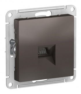 Механизм розетки RJ45 мокко AtlasDesign