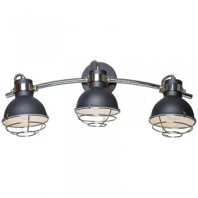 Настенный светильник  Escada 1135/3A E14*40W Black/Chrome