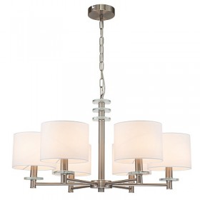 Подвесной светильник  Escada 641/6PL E14*60W Satin nickel