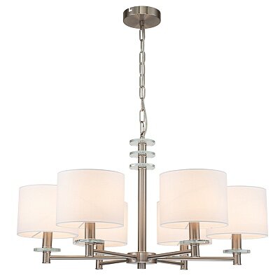 Подвесной светильник  Escada 641/6PL E14*60W Satin nickel