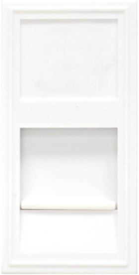 Розетка DEC RJ45 UTP кат.6, 1мод., бел. (22.5х45мм)