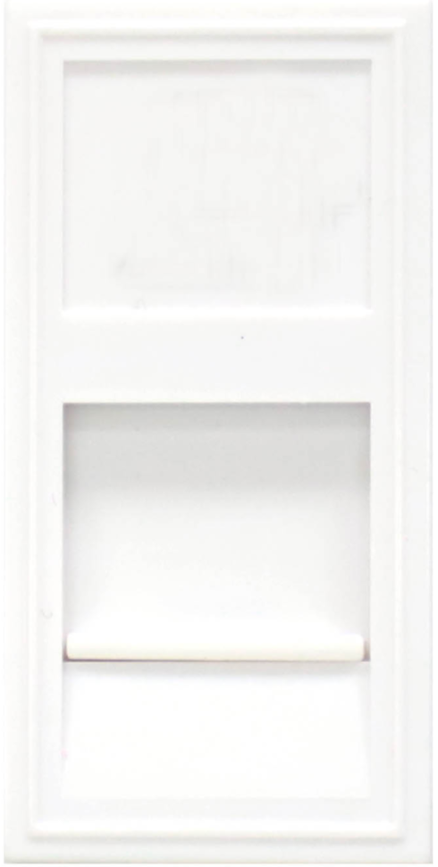 Розетка DEC RJ45 UTP кат.6, 1мод., бел. (22.5х45мм)