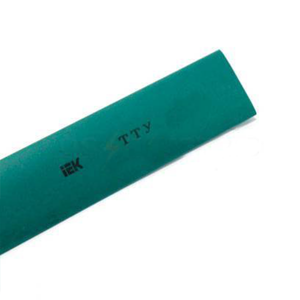 IEK Термоусадка ТТУ, 12/6 мм, (2:1), зеленая, длина 1 м, IEK (ИЭК), UDRS -D12-1-K06