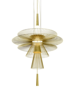 Люстра подвесная Wurren 118713P/GD GU10*2/matt gold