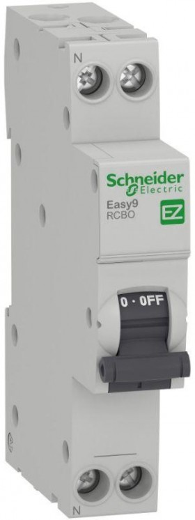 Выключатель автоматический диф. тока 1P+N C 25А 30мА 4.5кА A 18мм SchE EZ9D53625