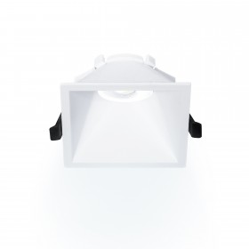 Светильник встраив. ARTIN, квадрат, скрытая лампа, 94х94х52, монт. отв. 85х85, GU5.3, белый, Ritter