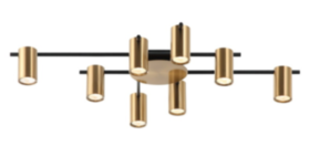 4898MXM/8 BK+BRO (1) Люстра NW