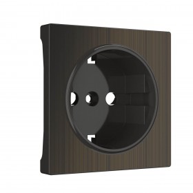 WL бронзовый Накладка для розетки IP20 WL12-SKGS-IP20-CP