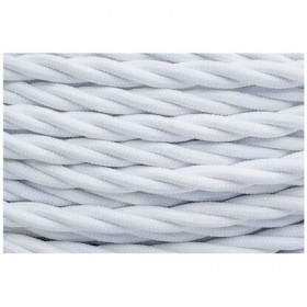 Витой провод 2*1,5 белый БИРОНИ