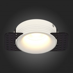 ST218.558.01 Св-к встр. Белый GU10 1*50W IP20 D78xH30 165-265V Без ламп