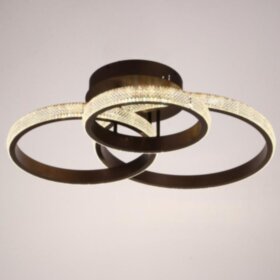 Люстра с ПДУ 88005/3 LED 125Вт 3000-6000К диммер кофе 83х64х19 см   4941100