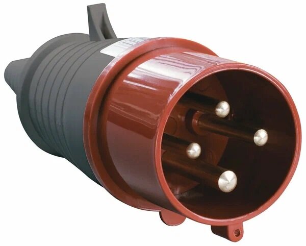 IEK Вилка эл. каб. 32А 3P+PE 380В IP44 ССИ-024 IEK PSR02-032-4