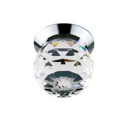 070102 Светильник GEMMA LED 1W 90LM ХРОМ/ПРОЗРАЧНЫЙ 3000K (в комплекте)