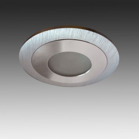 212170 Светильник LEDDY CYL LED 3W 240LM АЛЮМИНИЙ 3000K в стену в подрозетник с трансф (в комплекте)