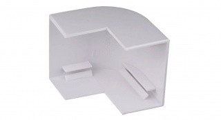 Угол внешний УВШ для кабель-каналов 40х25 мм белый (уп. 20 шт)