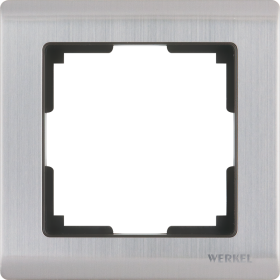 WL глянцевый никель 1 рамка WL02-Frame-01