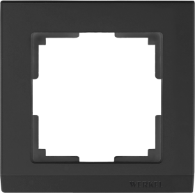 WL черный 1 рамка WL04-Frame-01-black