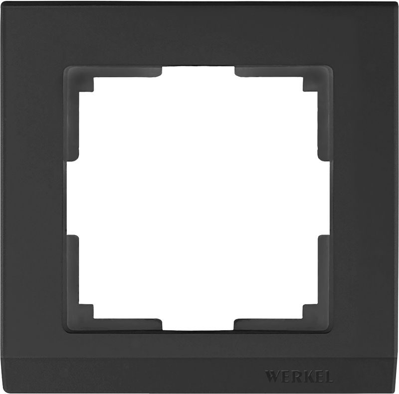 WL черный 1 рамка WL04-Frame-01-black