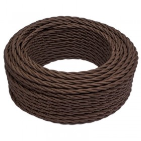 Витой провод 2*1,5 корич, БИРОНИ