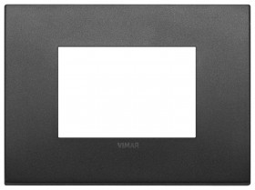 НАКЛАДКА CLASSIC НА 3 МОДУЛЯ ГРАФИТ МАТОВЫЙ