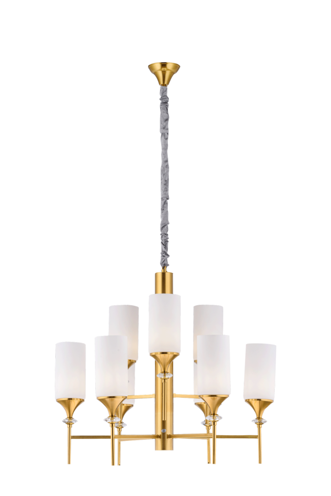 8903/6+3LT BRASS (1) Люстра