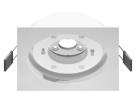 Корпус светильника встраиваемый C8061 SWH белый песок 110*110*H40mm Out2mm GX53