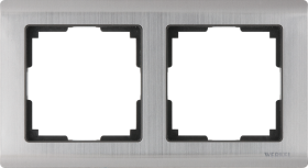 WL глянцевый никель 2 рамка WL02-Frame-02