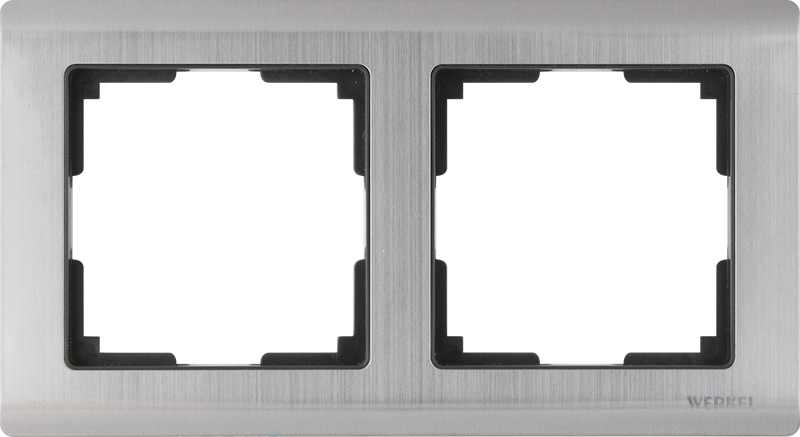 WL глянцевый никель 2 рамка WL02-Frame-02