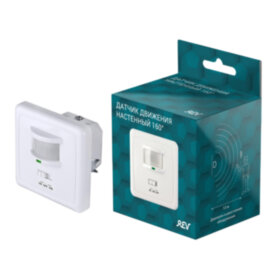 Датчик движения REV Ritter DDV-4 160°. Встраиваемый в подрозетник. Цвет: белый.