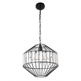 Люстра подвесная 1*60Вт E27 MD.1710-1-P BK