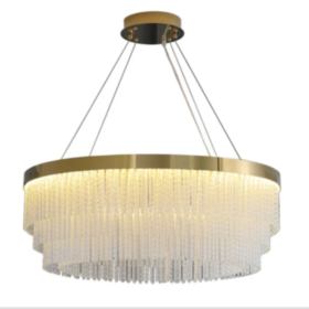 Люстра (800x290) латунь