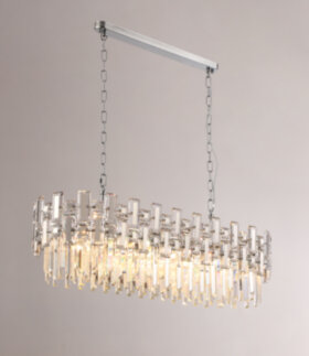Люстра хрустальная B1233-L1000*350 Хром