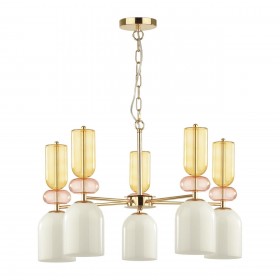 4589/5 MODERNI LN22 133 золотой Люстра E27 5*40W 220V GILLIAN