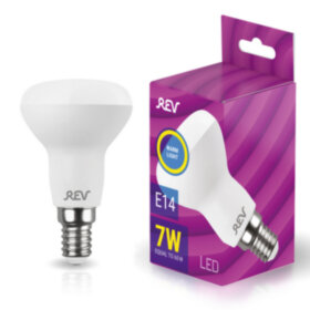 REV Лампа сд R50 Е14 7W, 2700K, теплый свет