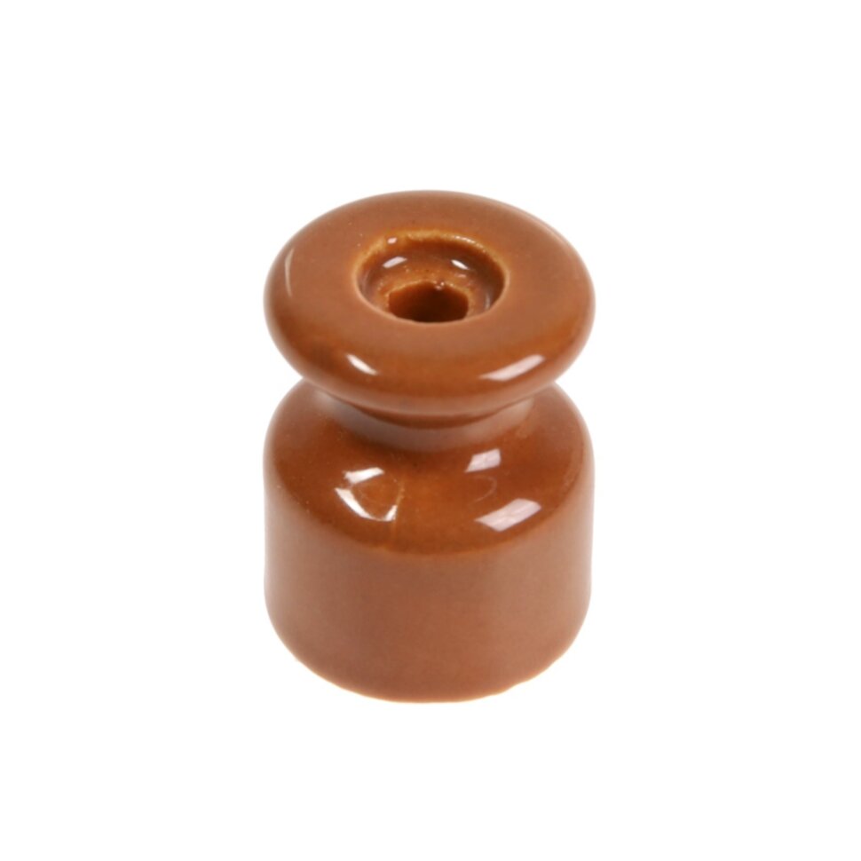 Изолятор керамический, 20x24 мм, цвет коричневый, набор 100 шт 9293331