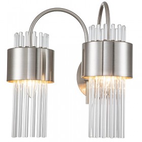Настенный светильник  Escada 656/2A E14*40W Satin nickel